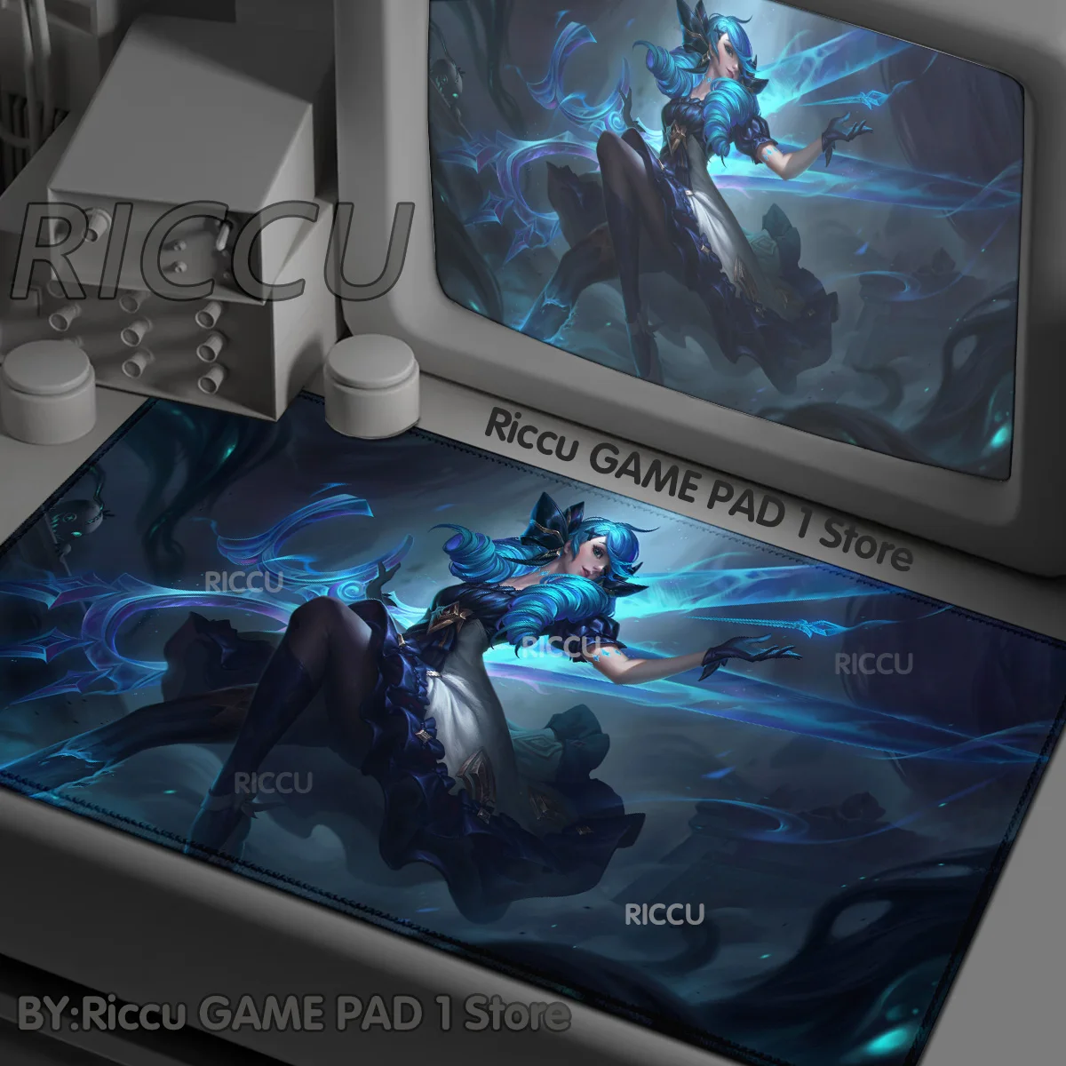 لوحة ماوس ألعاب الكمبيوتر League of Legends Gwen وسادة مكتب مكتب ملحقات الكمبيوتر لوحة المفاتيح الجدول حصيرة وسادة الكمبيوتر المحمول لوحة الماوس