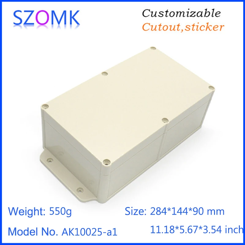 szomkブランド-防水エンクロージャ-abs樹脂製ハウジング-配線ジャンクションボックス-計器ケース-ip68-モデルak10025