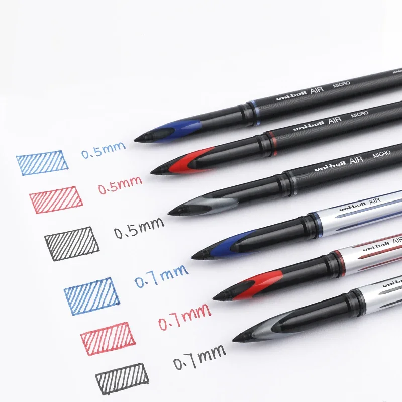 1Pc Japan UNI-ball AIR Gel Pen UBA-188 Business Office Painting Pen 0.5 0.7mm Black Blue Red Colors Freely Transform Thickness