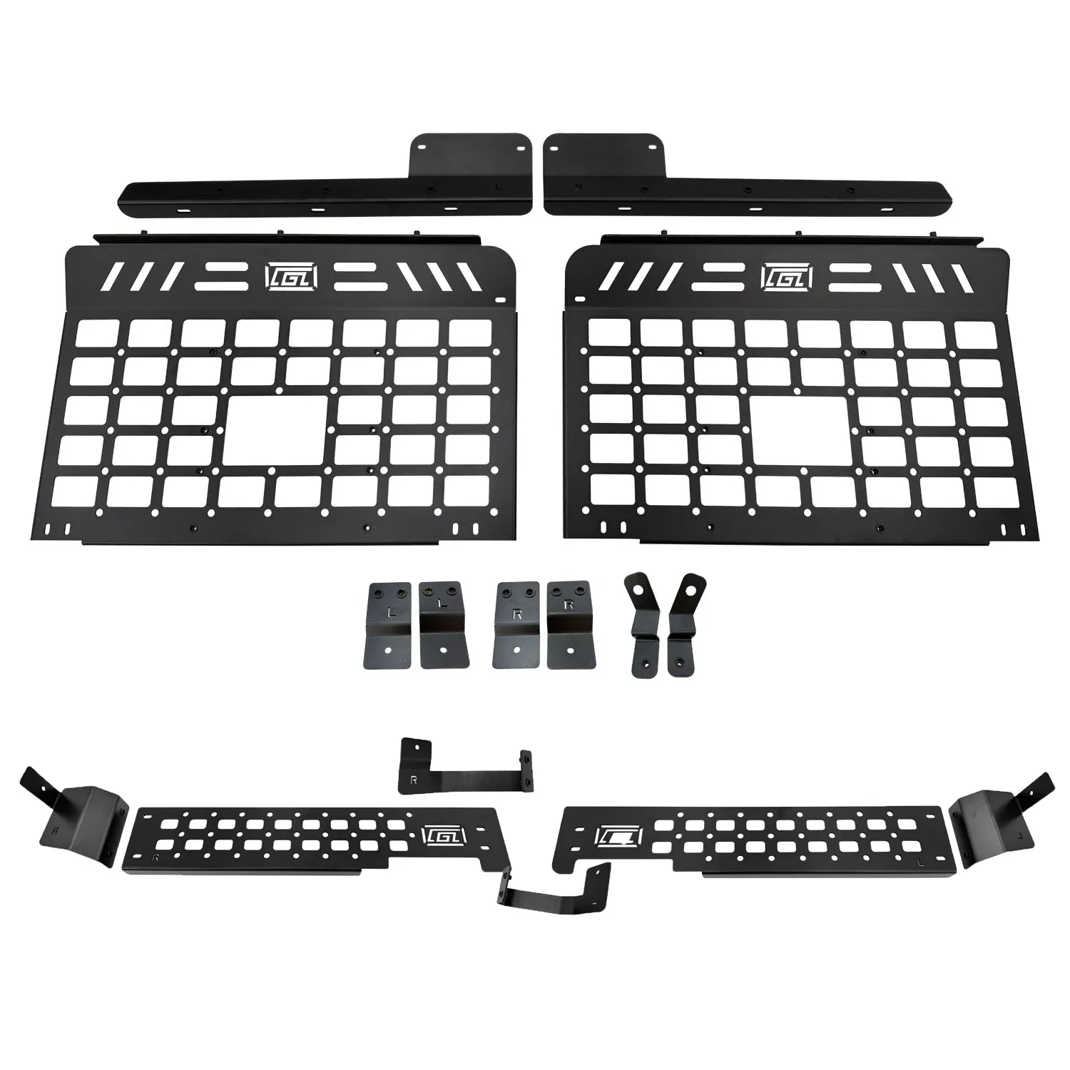 For Suzuki Jimny JB33 JB43 1998-2017 Side Window Organizer Tactical Molle Panel Car Rear Trunk Debris Rack Interior Accessories