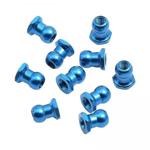 Alloy RC Ball Joint Nut High Quality Update Parts for 1/10 Scale Remote Control Car Crawler DIY Upgrade Kit