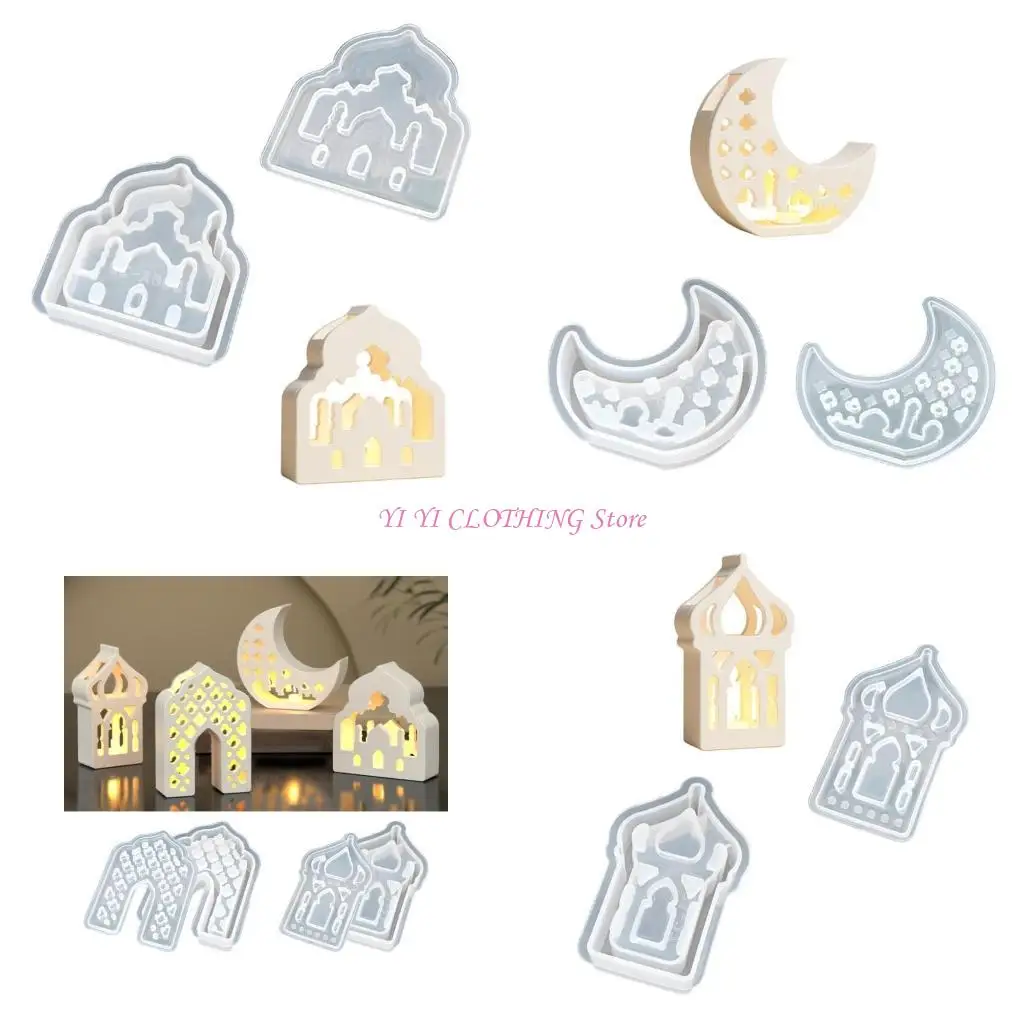 

N5KF персонализировать домашнюю форму эпоксидную эпоксию стильную набор для брелков Плесень Плесень прочный силиконовый набор