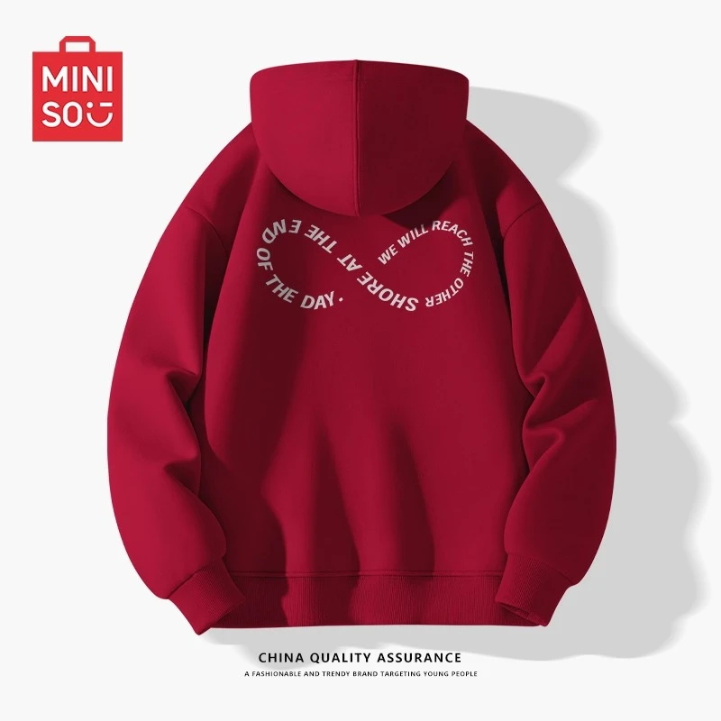   هوديي الرسالة |   بلوفر رجالي ثقيل الوزن، سويت شيرت بتصميم إيندي