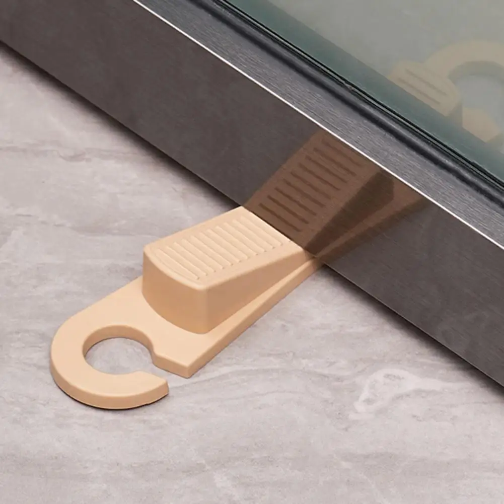 2 Buah Sumbat Pintu Sumbat Pintu Baji Universal Anti-selip Sumbat Pintu dengan Desain Penyerap Guncangan Baji Pintu untuk Keamanan Rumah