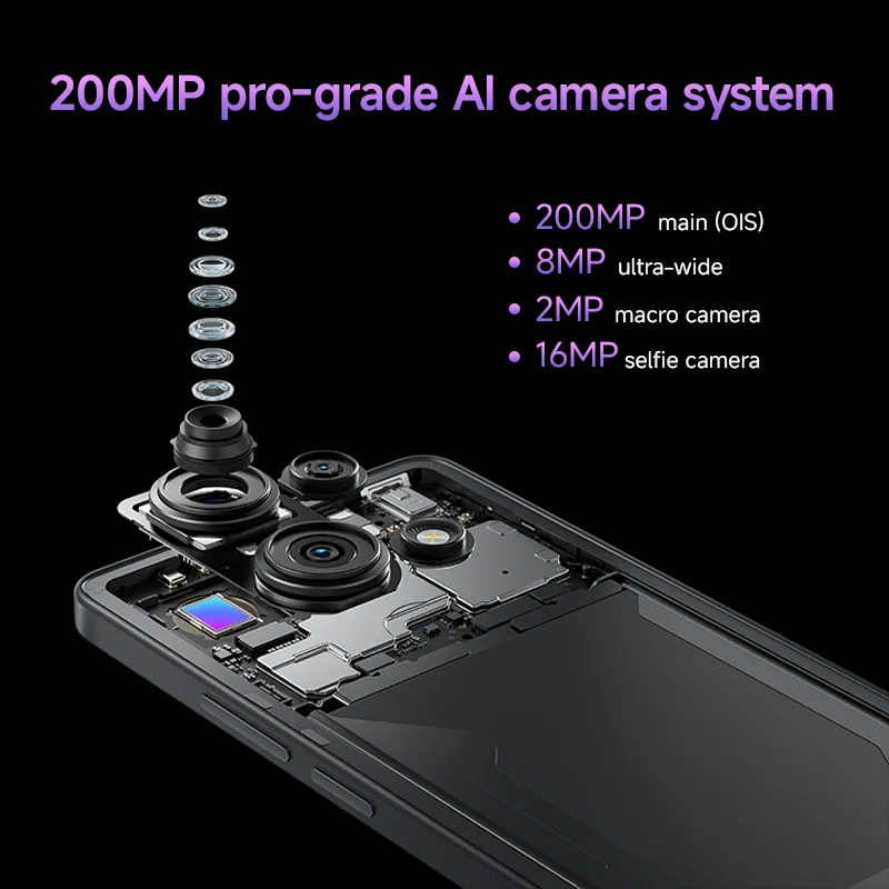 الإصدار العالمي للهاتف الذكي Xiaomi Redmi Note 14S كاميرا 200 ميجابكسل 120 هرتز 6.67 بوصة شاشة AMOLED MTK Helio G99 CPU 67 وات Hyper Charge 5000