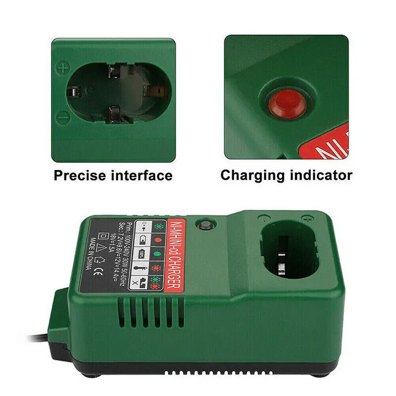 NI-CD NI-MH Battery Charger For Makita 7.2V 9.6V 12V 14.4V 18V Battery Electric Drill Screwdriver Accessory DC1414 Charger 1.5A