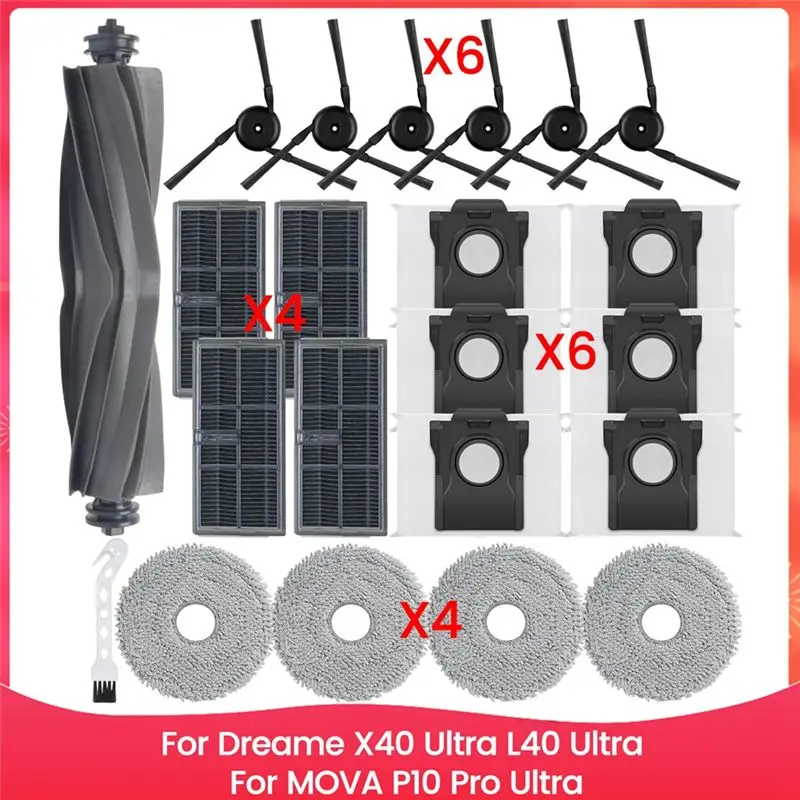 

Комплект сменных запчастей A33F Trend для пылесосов Dreame X40 Ultra, L40 Ultra, MOVA P10 Pro Ultra