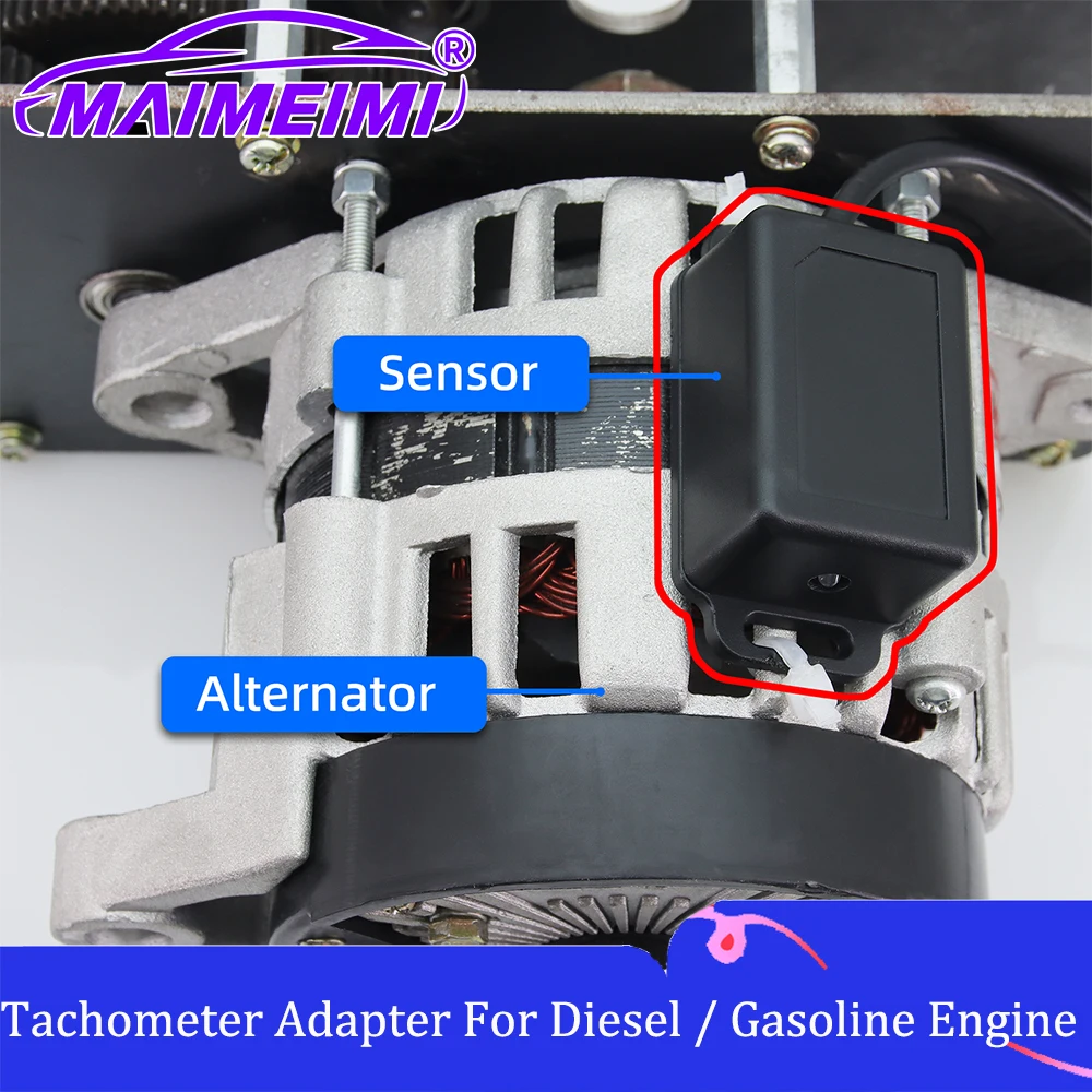 Universal 12VDC Speedometer Sender Adapter Speed Signal Convertor Diesel / Gasoline Engine Tach RPM Signal Adapter