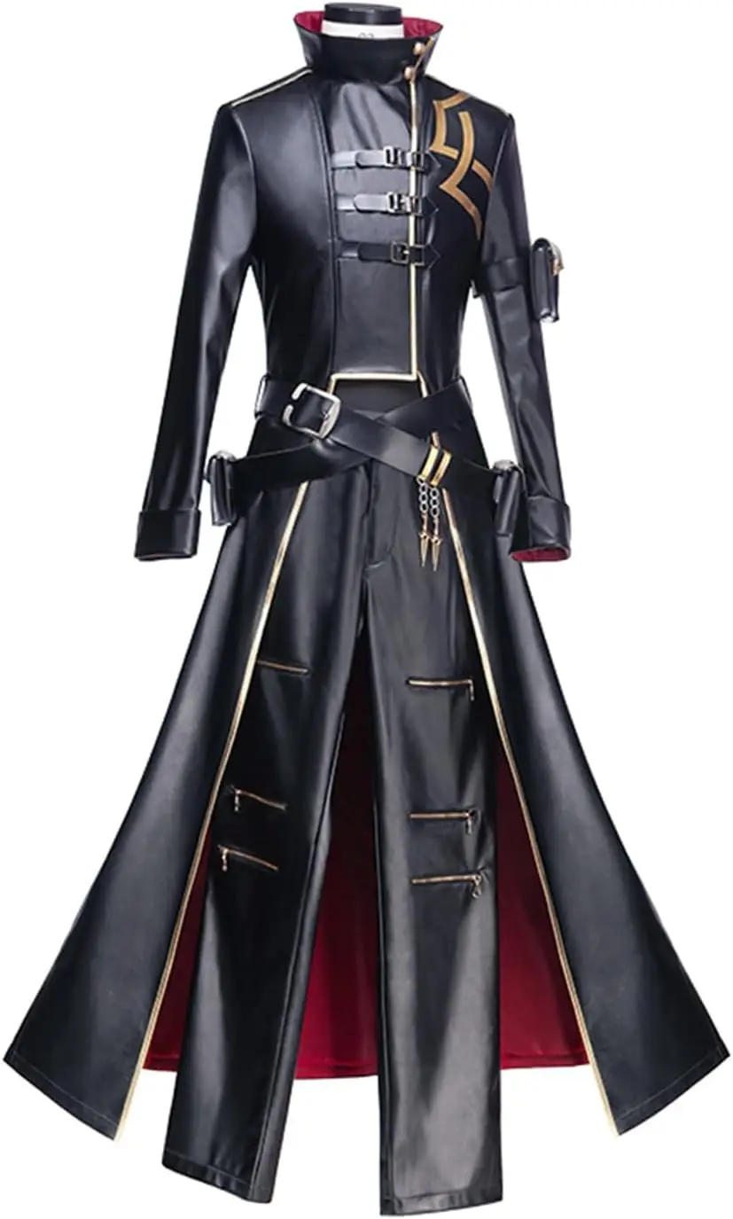 

FGO Gilgamesh Glittering Ceremonial Gothic Trench Uniform Anime Cosplay Costume Halloween Suit