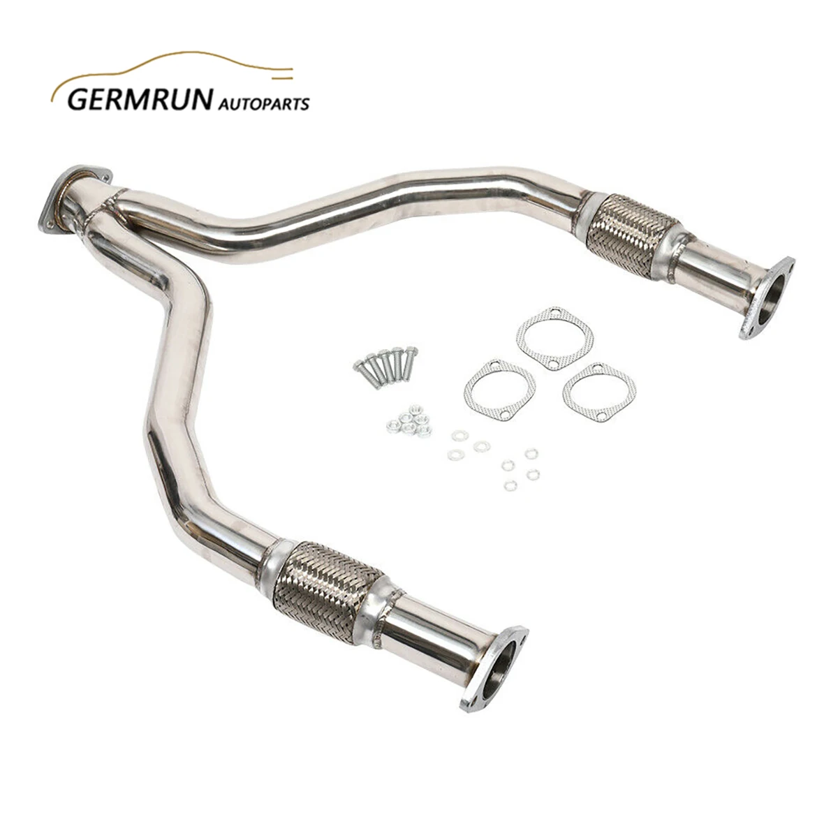 Exhaust Downpipe Stainless Steel For 08-14 Nissan 370Z Z34 Infiniti G37 V36 VQ37VHR Racing X/Y-PIPE