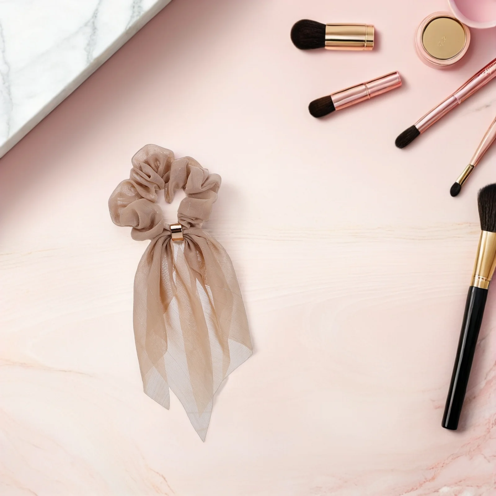 

4 pcs Butterfly Knot Scrunchies Bowknot Ties Lightweight Stretchy Hair Bands For Women Girls Cute Ponytail Holders Office School