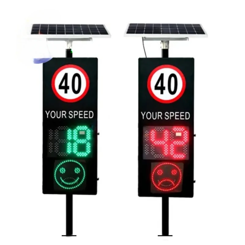 Radar Limit Solar Car Detector Display Slow Down Signs Digital Limiters Speed Indication Sign