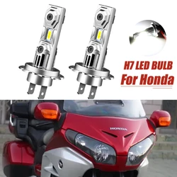 1PCS Motorcycle 60W White 12000lm H7 LED Headlight Bulbs For For Honda Goldwing Gl1800 2001-2016 motorcycle led light WHITE