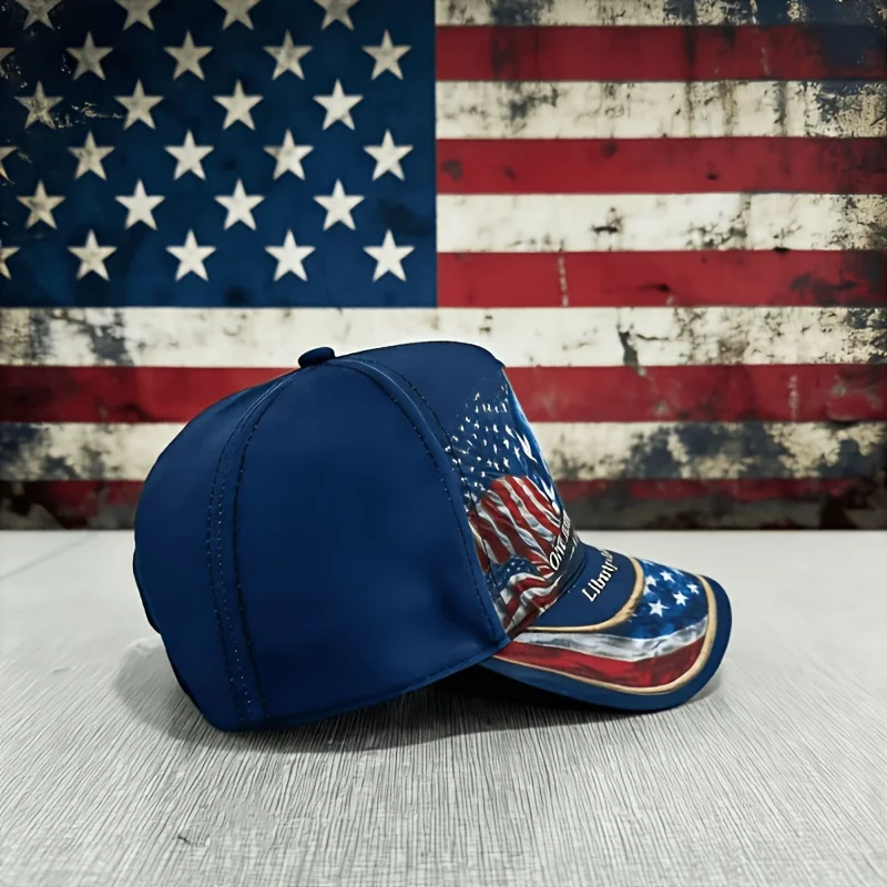 A Patriotic American Baseball Cap Celebrating The 250Th Anniversary of The Founding of The United States from 1776 to 2026, Feat