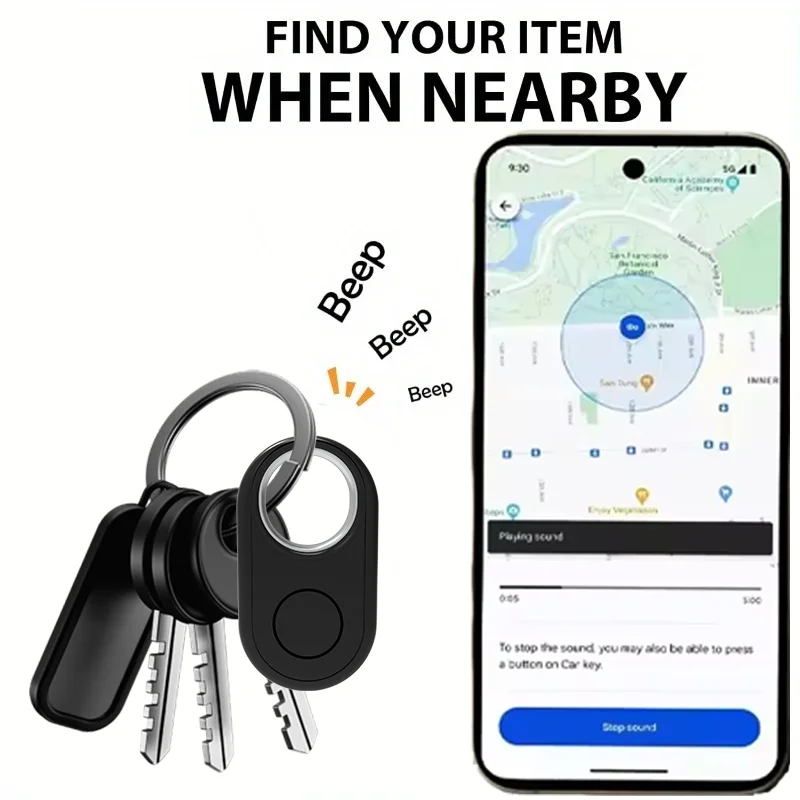 Old Man Security Anti-loss GPS Tracker for Sumsung Sound Fast Locate Position Tag Work With Android Google App Remote Tracking