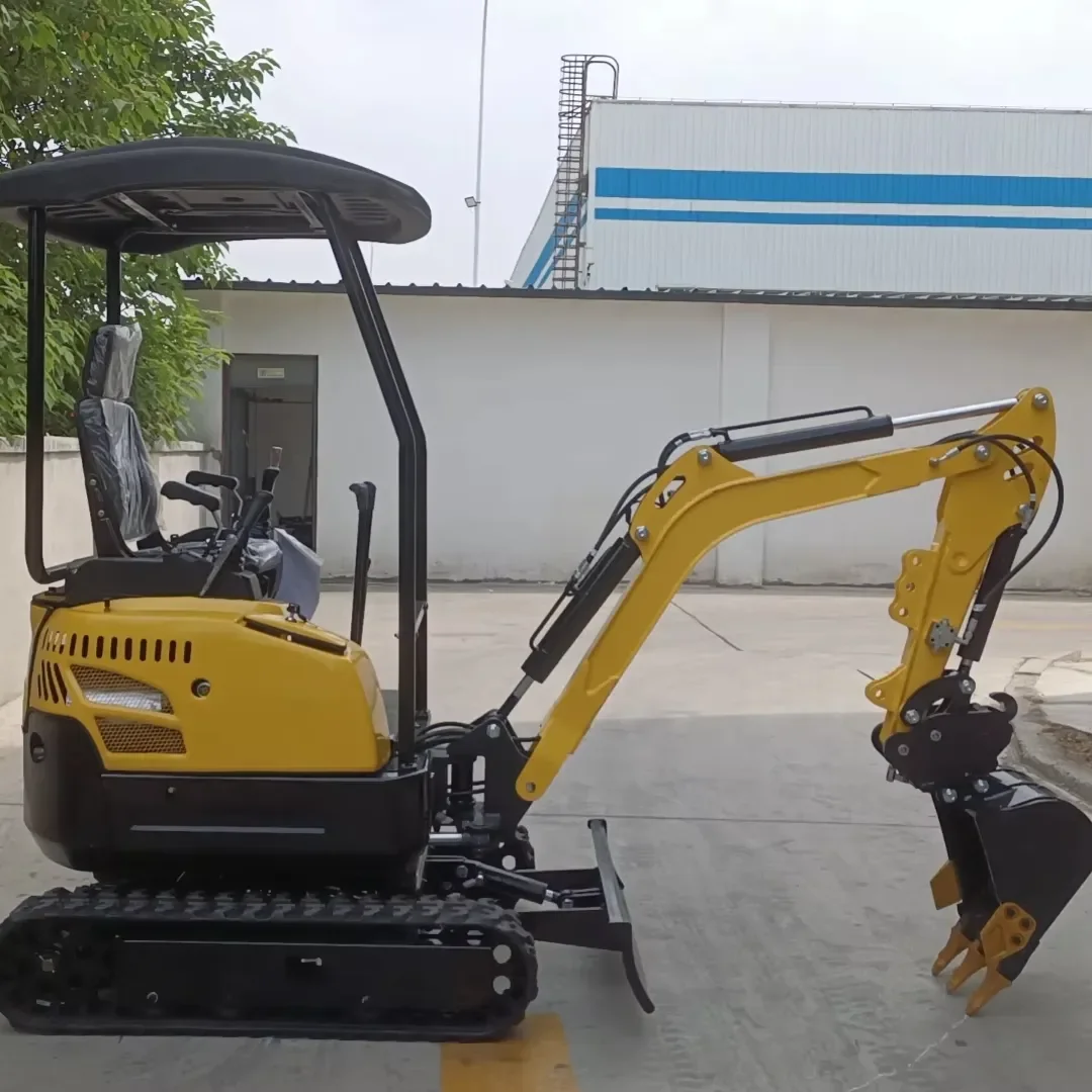 Mini Excavator จัดส่งฟรี Mini Hydraulic Excavator 1.5 ตันจีน Micro Digger minibagger Kubota Micro Bagger ดีเซล digger