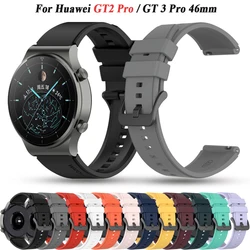 Original 22mm Silicone Watchband For Huawei Watch GT 2 GT2 Pro Bracelet Strap For GT3 GT 3 Pro 46mm/3 SE Runner Smartwatch Band