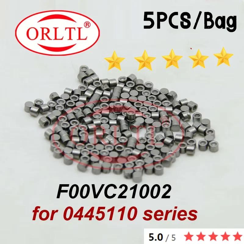 ORLTL New Injector Ball Seat FOOVC21002 F 00V C21 002 F00VC21002 For 0445110 Series 5piece/bag