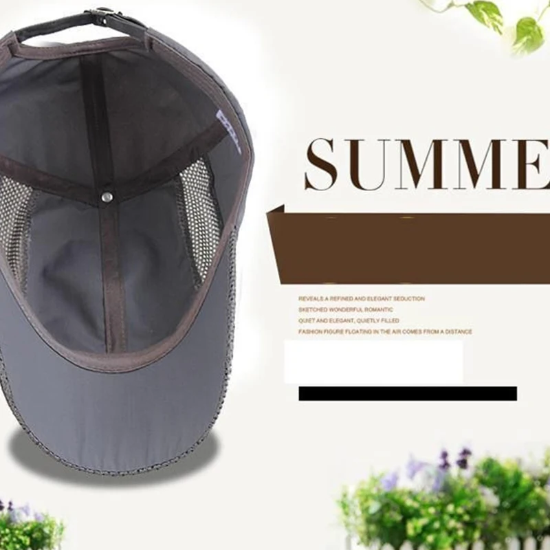 Hut für Herren, Sommer, Outdoor, Sonnenschutzhut, koreanische Ausgabe, trendige Baseballmütze, Entenschnabelmütze, schnell trocknende Sportmütze, Sonnenhut, Baita – Detail 8