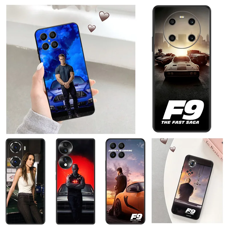 Soft Anti-Drop Phone Case For Honor X7b X6 70 90 X8 b X9A X9B Magic5 Pro X8A X6A 8X Fast Furious Pixel 8A 7A 6A 6 7 8 Cover