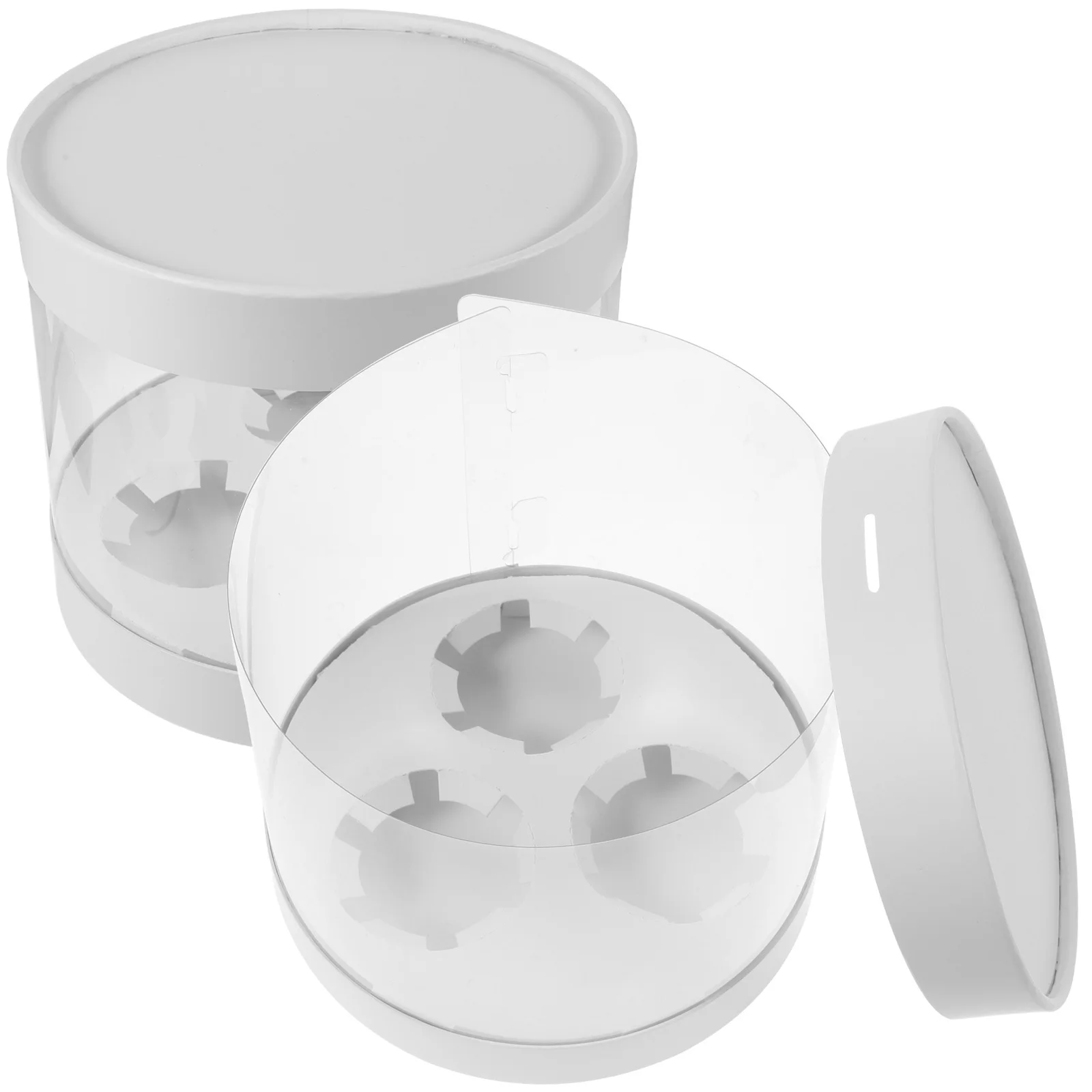 

Cupcake Packaging Boxes Clear Safe Material for Muffin Cake Cake Shop Party Dessert Carrier Cupcake Carrier