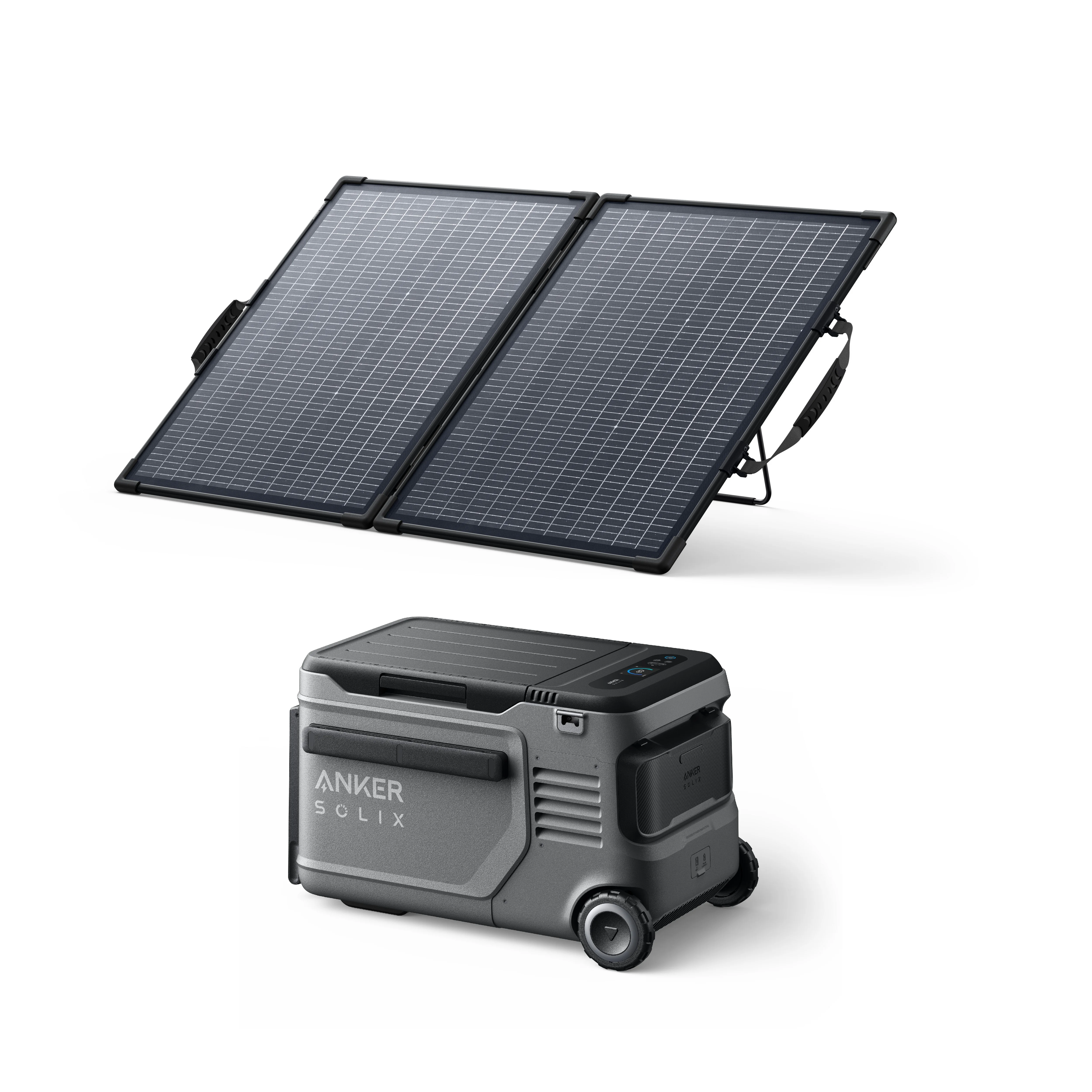 KIT Glacière portable Anker Solix EverFrost2 23L avec Panneau solaire bifacial 100W