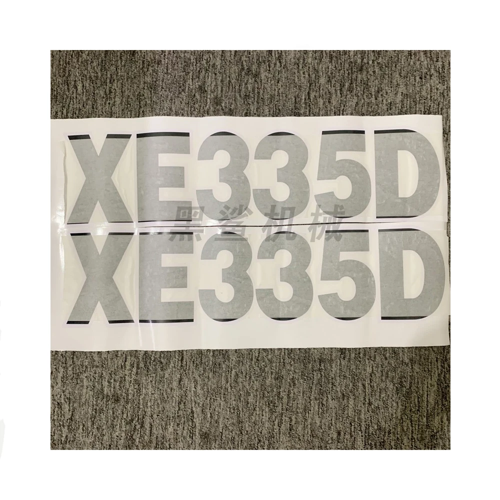 

Number Stickers For XCMG XE60 XE80 XE135 XE150 XE205 XE215 370 490D Excavator Side Door Digital Model Sticker Excavator Sticker