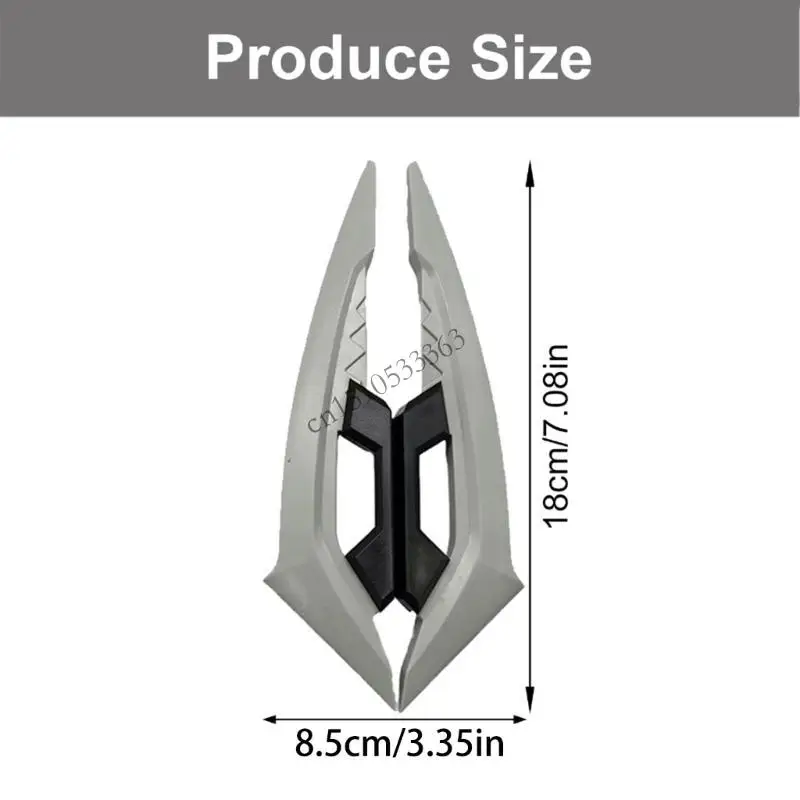 090E 2 قطعة مجموعة جنيحات أمامية للدراجة النارية مجموعة هوائية للسكوتر الكهربائي