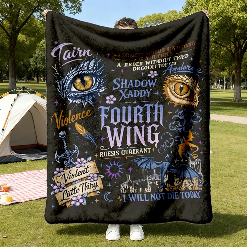 The Knight and The Moth, Bartholomew Flannel Blanket, Aisling Cathedral Flannel Throw, Moon and Moth Reader