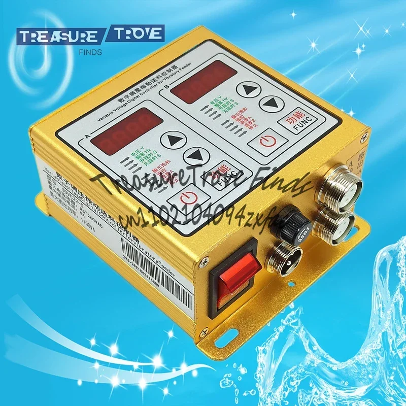 SDVC22-S Digital Pressure Regulating Vibration Feeding Controller Double Control Full Stop Vibrating Plate Controller