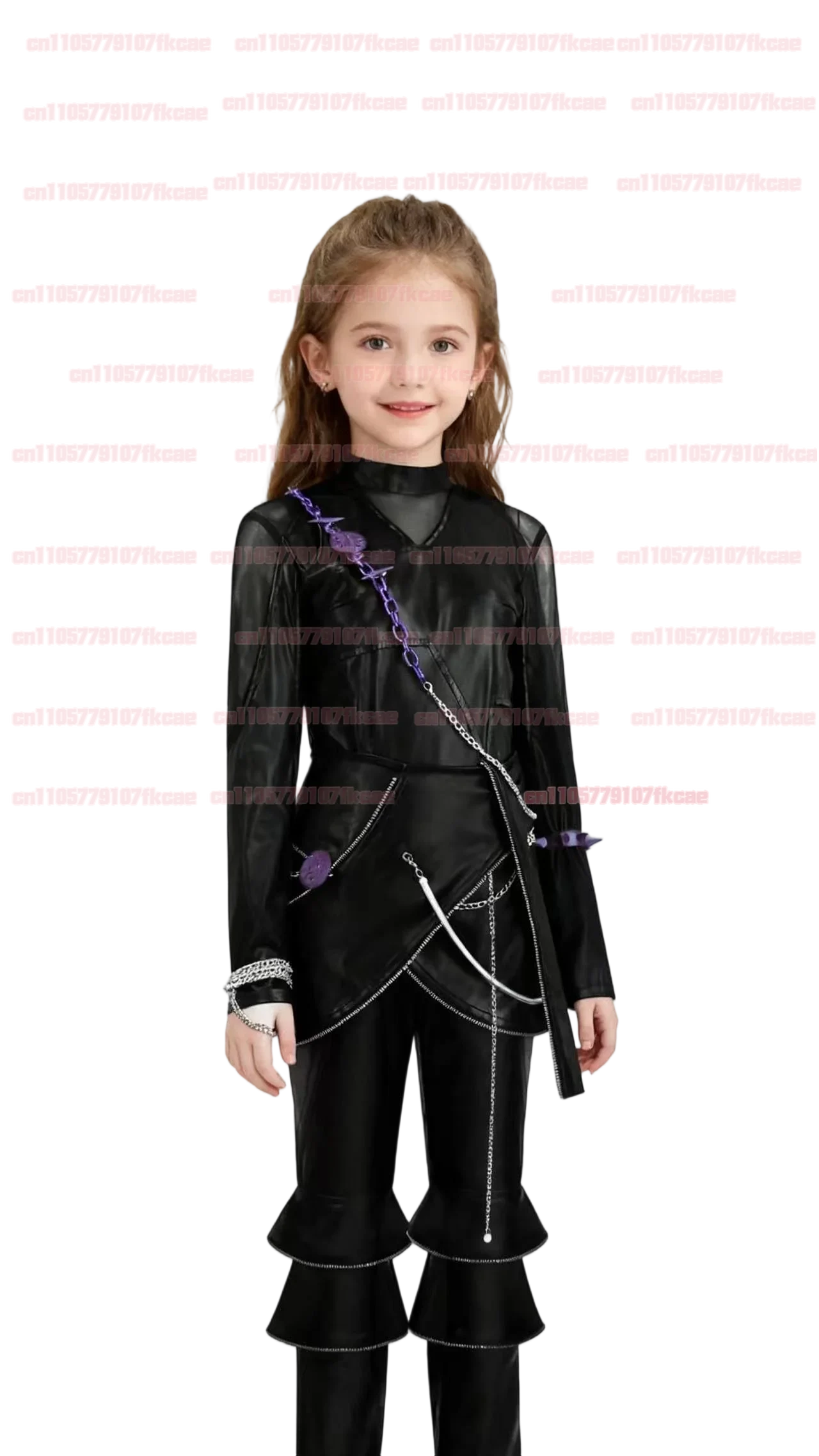 여성 루미 케이팝 코스프레 판타지아 의상 2025 만화 악마 사냥꾼 변장 여성 소녀 롤플레이 할로윈 카니발 의상