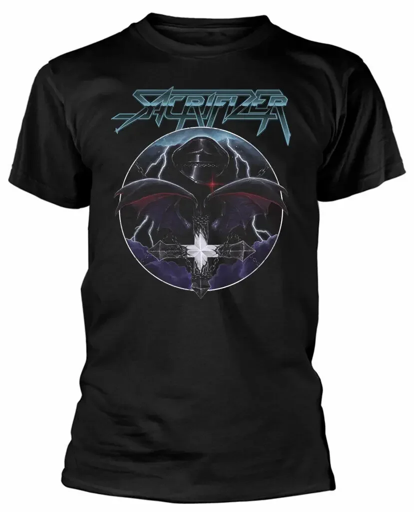 Sacrifizer By Fist Leather Steel Black T Shirt New Official