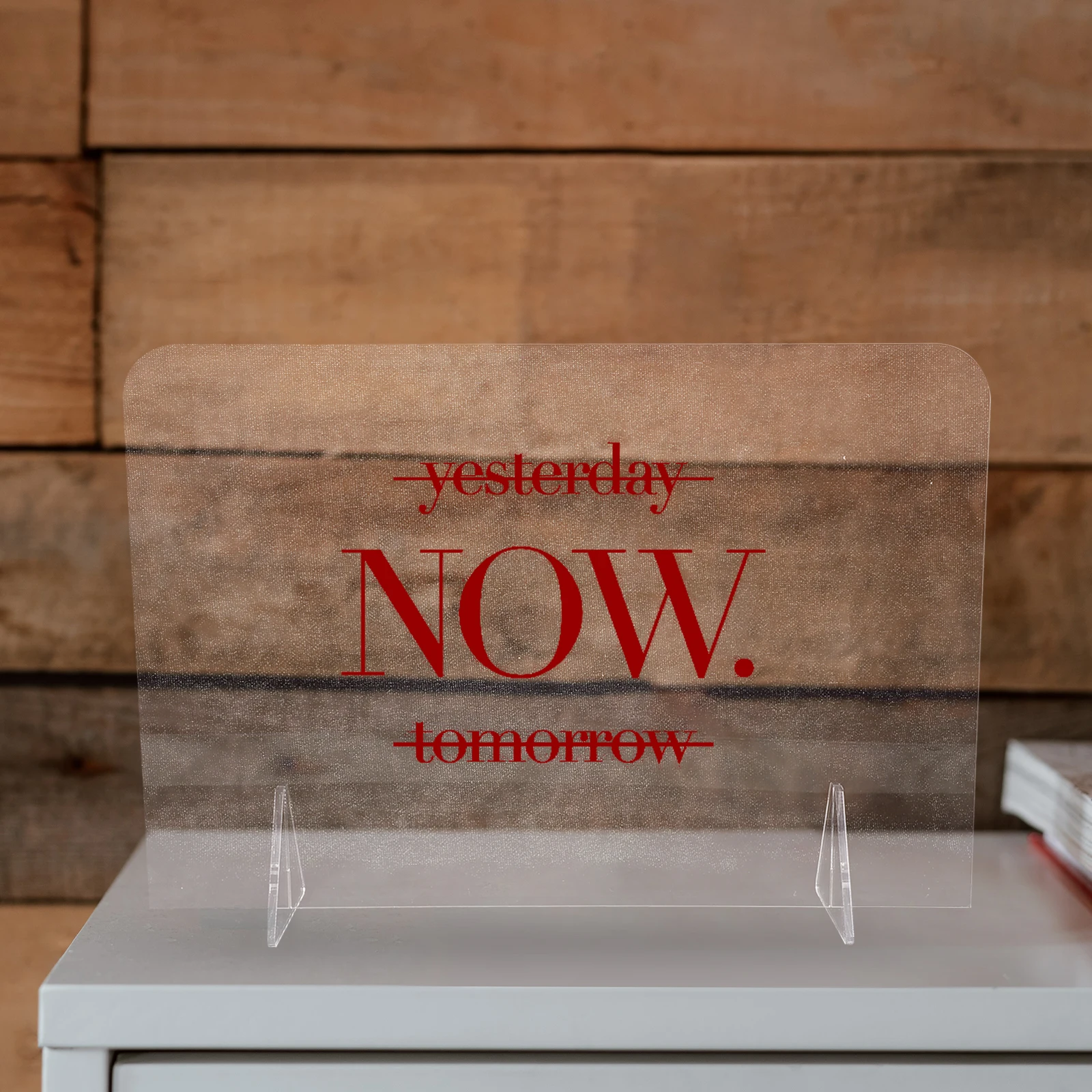 

Note Board Memo Boards for Kitchen Message Mini Erasable Desk Pad Dry Erase Clear Writing Acrylic