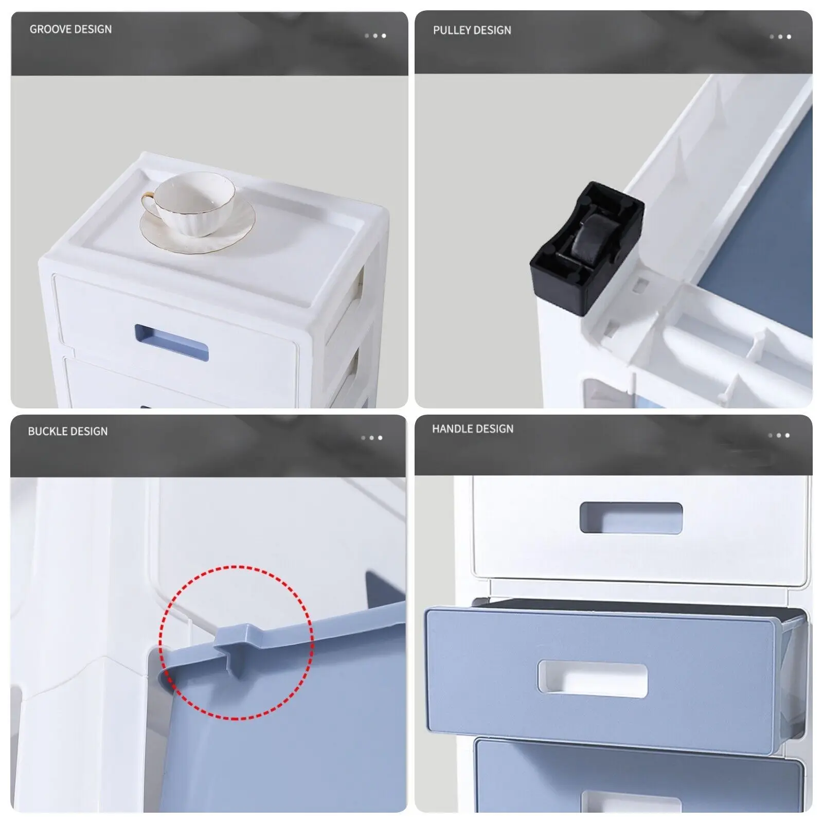 33'' High 6-Drawer Organizer/Household Storage Cabinet Drawer Type Underwear Box