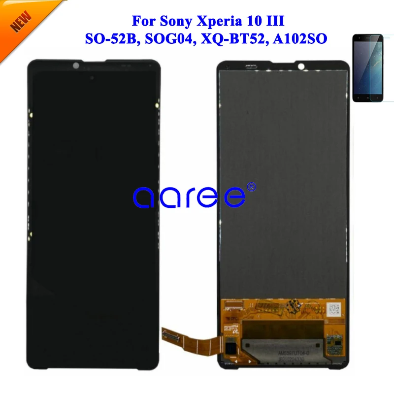 AMOLED LCD For Sony Xperia 10 III LCD Display For Sony Xperia 10 III XQ-BT52 Screen Touch Digitizer Assembly