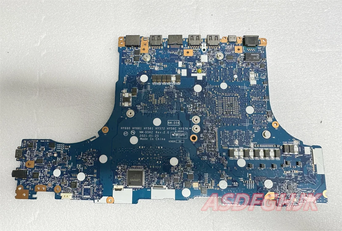 For Lenovo Legion 5-15ACH6H R7-5800H RTX3060 6G Motherboard NM-D562 5B21C22564  test ok