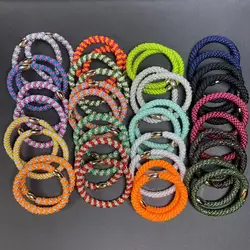 Chouchous élastiques pour cheveux pour femmes, bandes de caoutchouc coréennes, cadeau de qualité en nylon, porte-queue de cheval, accessoires pour cheveux, 10 pièces