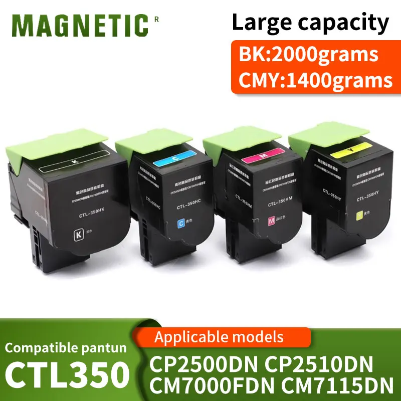 With Chip Compatible for Pantun CTL-350 CTL-350H Toner Cartridge CP2500 CP2510 CM7115 CM7000 CM7100 CTL-350H CTL350 Toner powde