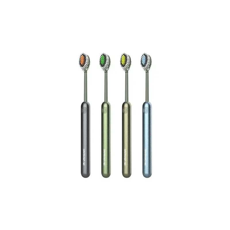 Adult soft bristled convex surface toothbrush for whitening sensitive gums and teeth, oral hygiene, household manual toothbrush