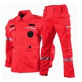 Red top pants