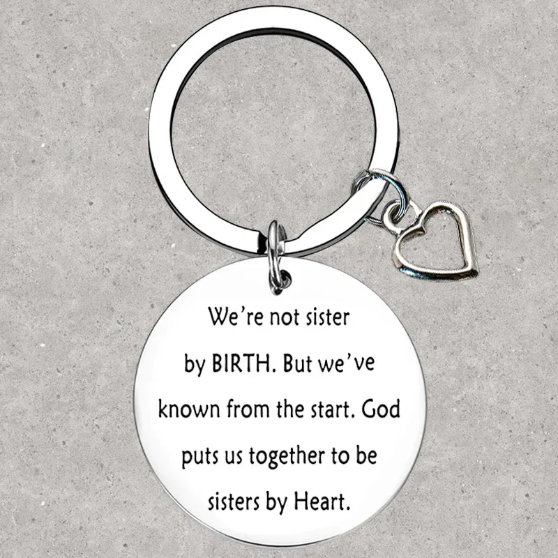 

Hot Best Sister Keychain Sister Friendship Gifts Key Rings best Friend Gifts soul sister gift