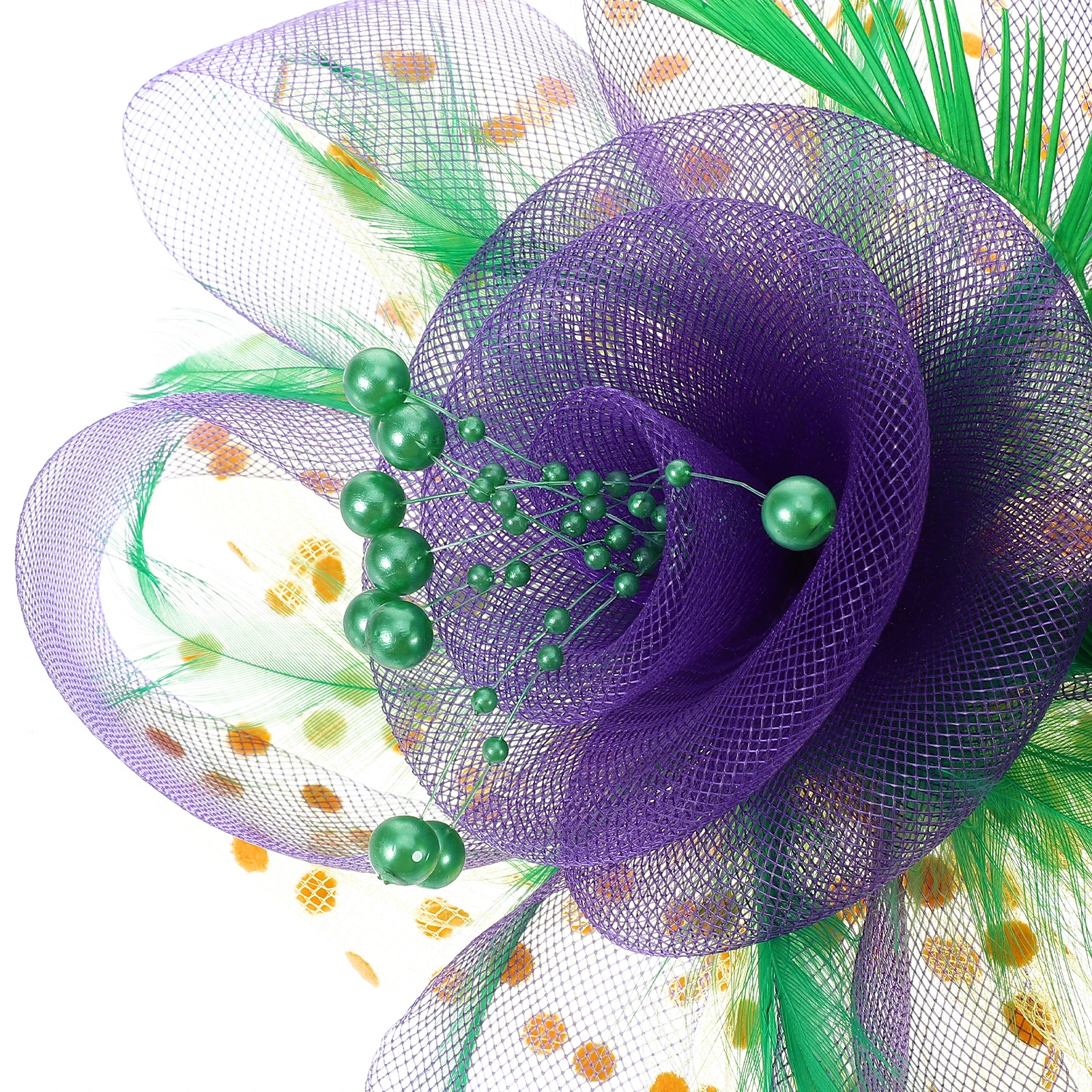 

Mesh Fascinator Hat Hair Clip Lightweight Durable Retro Bridal Wedding Tea Party Banquet Headpiece Women Hair Accessories