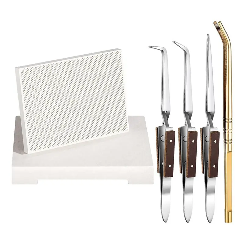 

AF89-Jewelry Welding Kit, Welding Block, Honeycomb Welding Plate, Copper Pliers, Welding Tweezers, Tools And Supplies