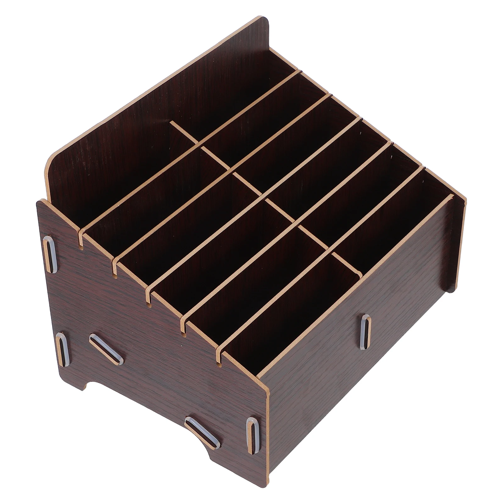 

Mobile Phone Storage Box Desktop Holder for Stand Telephone Booth Wood Coffee Office