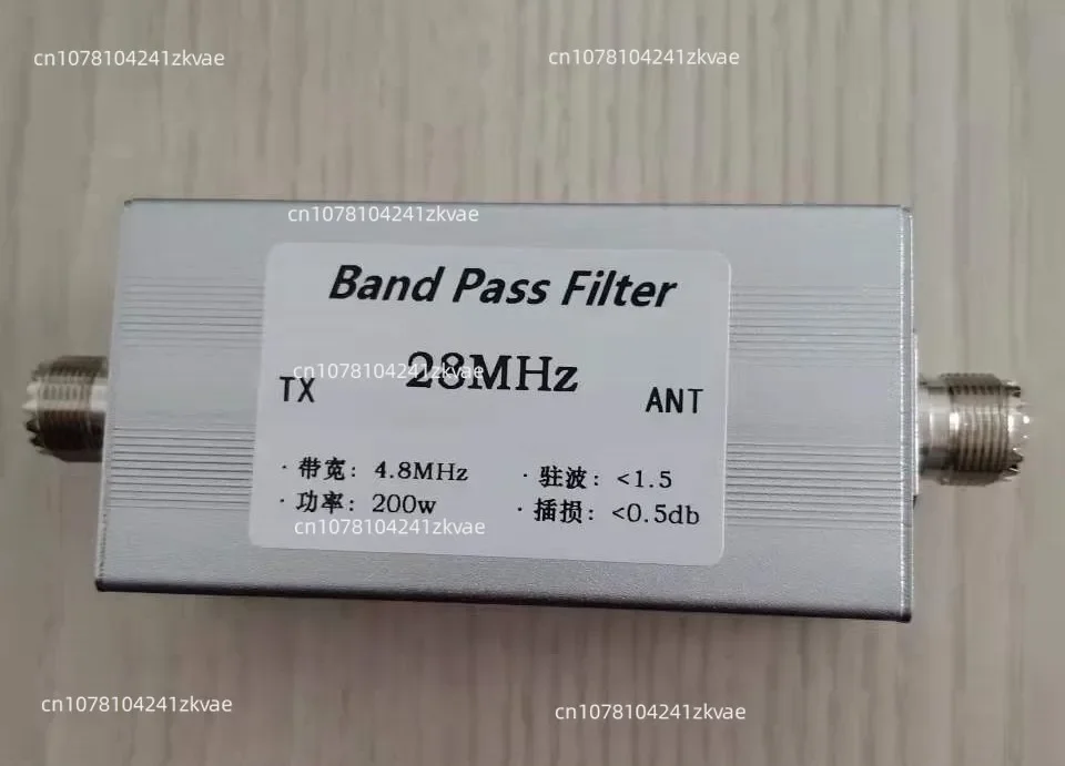 

Shortwave 28MHz High Isolation Bandpass Filter M Bus Narrow Band BPF 10m Band