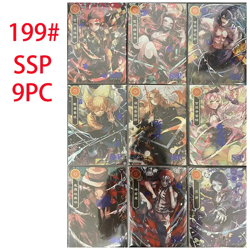 Anime Demon Slayer Rare SZR SSP GP CR Flash Card Kanroji Mitsuri Kochou Shinobu giocattoli per ragazzi carte da collezione regalo di compleanno