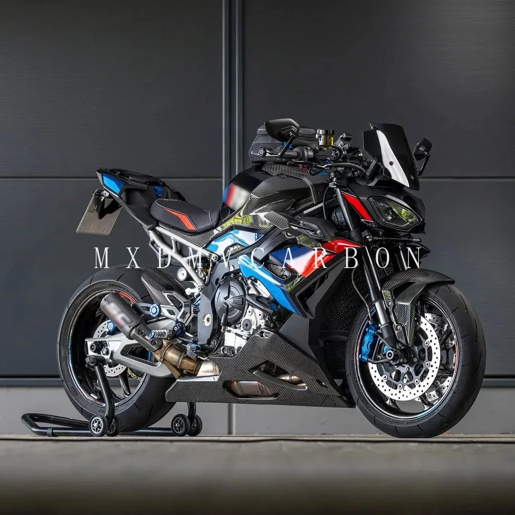 For BMW S1000R M1000R 2026 2025 2024 2023 2022 2021 Motorcycle Parts 100% 3k Dry Carbon Fiber Lower Belly Pan Fairing Kits