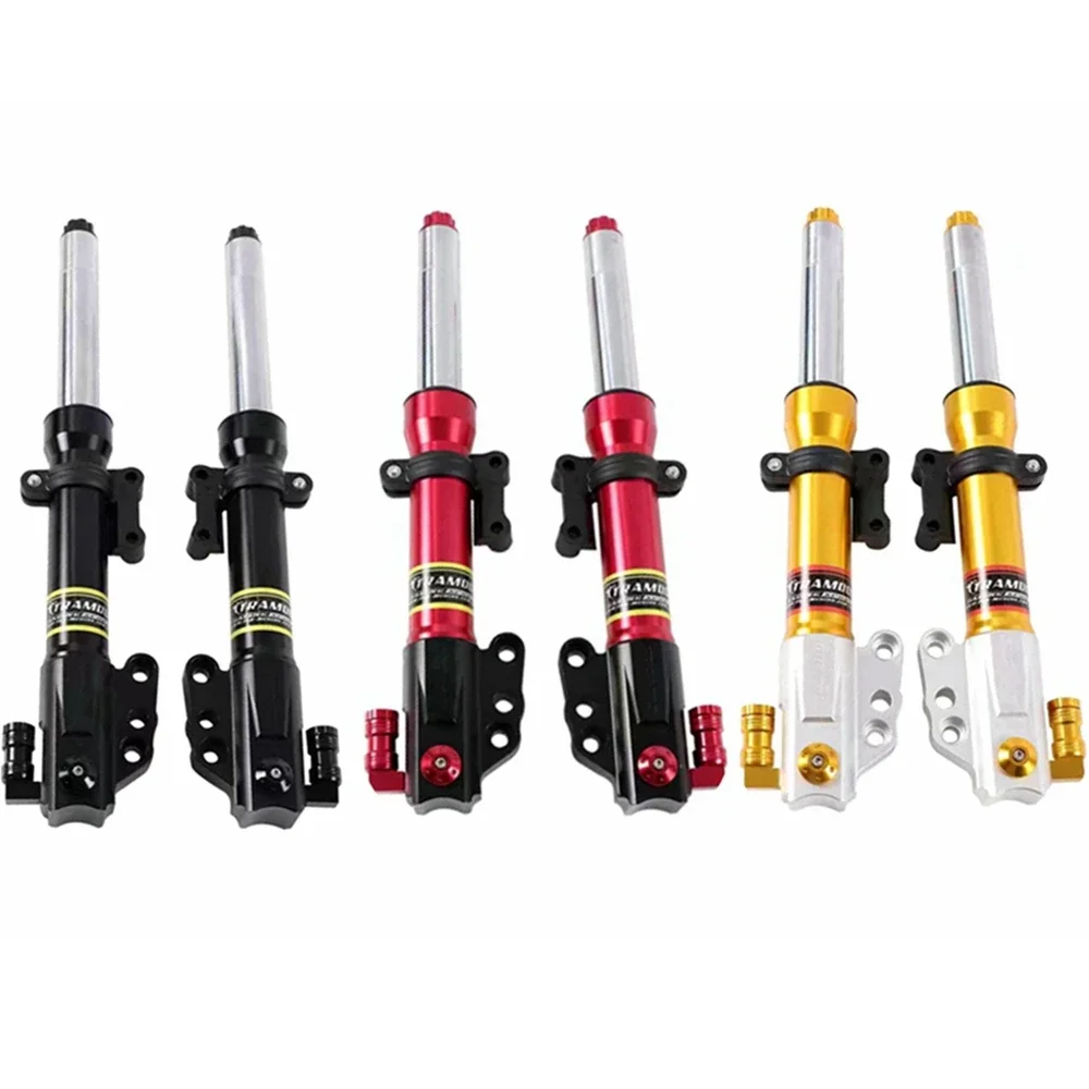 30/33 core 360mm/400mm Scooter E-motorbike Damping Adjustable Front Shock Universal For Yamaha BWS RSZ JOG Niu N1S NQI UQI