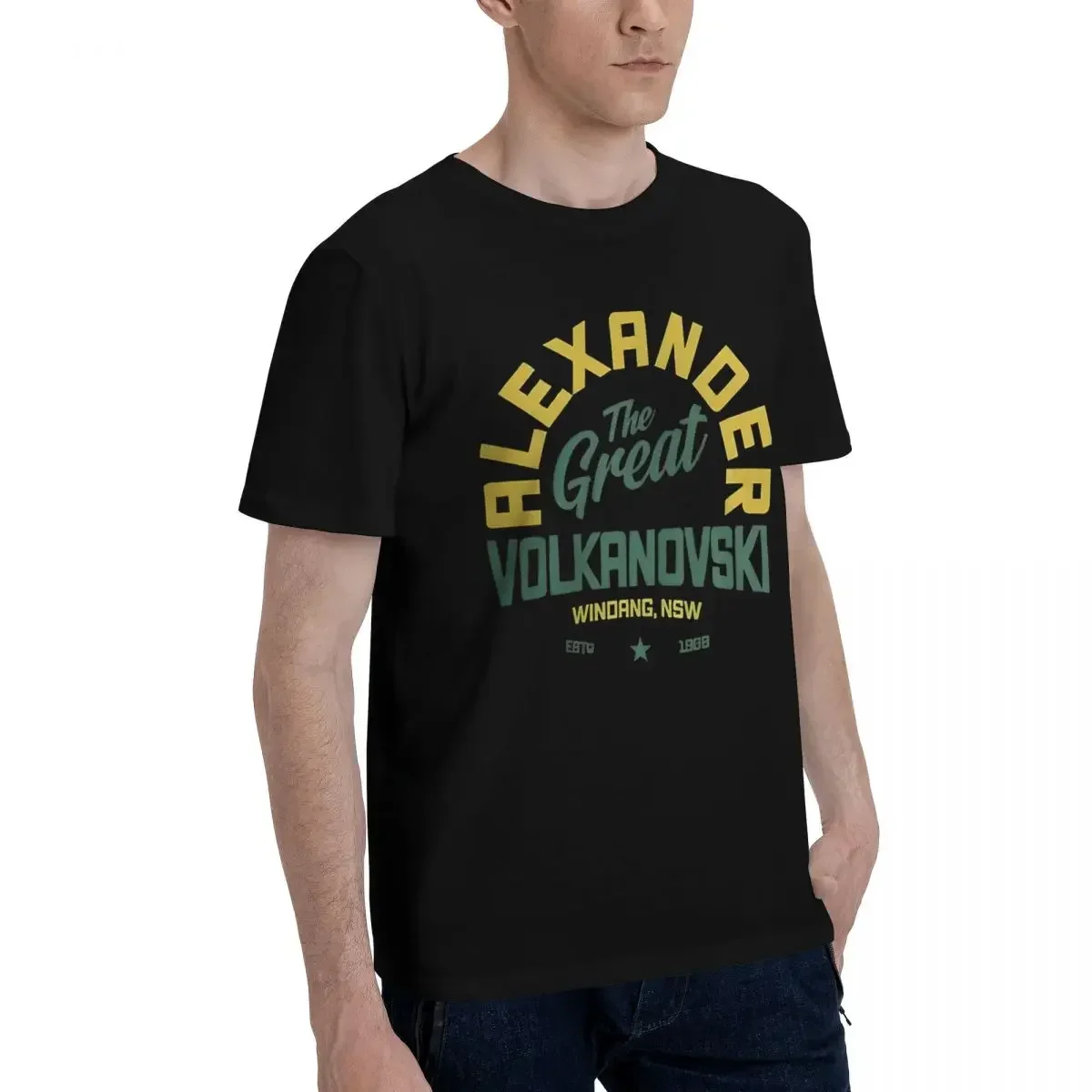 The Great Volkanovski 100% Cotton Casual Breathable Confortable Vintage Mens Designer Clothes Tshirts Men