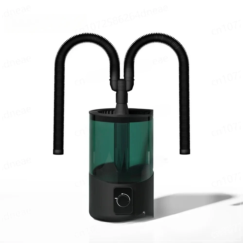 Pet Plant Adjustable Mist Volume Household Silent Humidifier Crawling Pet Humidifier Rainforest Atomizer With Hose Dual Head